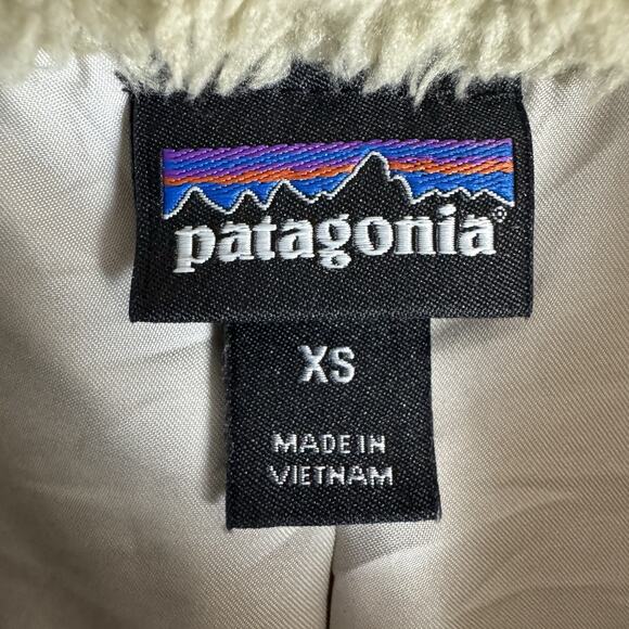 Patagonia Los Gatos Fleece Jacket XS Beige/Khaki High Pile Full Zip Outdoor - Picture 3 of 12